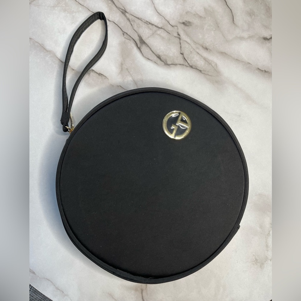 Giorgio Armani cosmetics round pouch